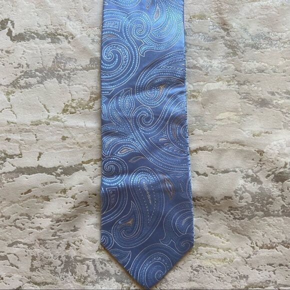 Michael Kors 100% Silk Paisley Tie - Picture 9 of 11
